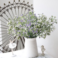 [SG Stock] Modern Style Artificial Baby's Breath Flower Bouquet 100 Flower Buds Home Decoration Bedroom Decoration