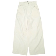 ADAM ET ROPE 2021秋冬高腰寬褲 GAS21150 36碼 米白色 [二手] [ADAM ET ROPE]
