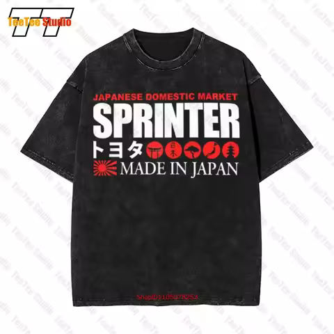 Oyota Sprinter Carib Marino Trueno 4A Fe 4A Ge Ae86 Ae92 Ae101 Ae111 Vintage Oversized T-Shirt 0IJO