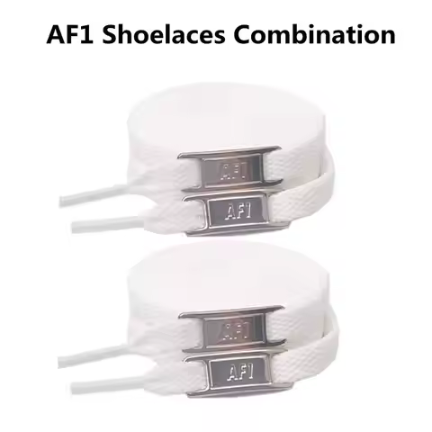 Original AF1 Shoelaces Combination White Flats laces and Shoe Decoration Suit Sneaker Shoelace Air F