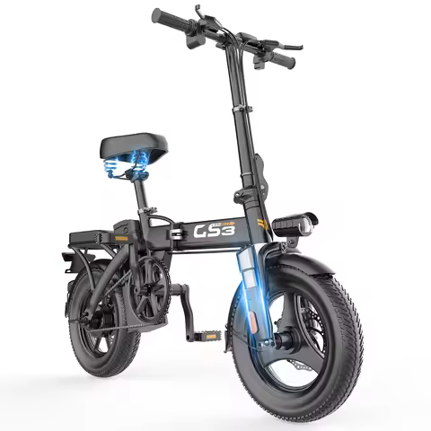 TOOFLY GS3 Folding Electric Bicycle 250W 48V15AH Adult Travel City Commuter Electric Bike 14*2.125 I