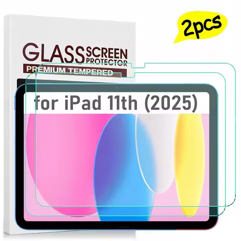 2Pcs For iPad 11/10th Generation Tempered Glass For 2025 iPad 11 inch (A16)/10th Generation Anti-Scr