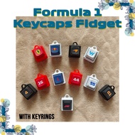 Formula 1 F1 2025 Keycap Fidget Toy Keychain