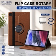 Samsung tab Case A7 Lite | 8.7 inch 2021 T220 T225 Casing Rotary Flip Book Cover Leather Standing