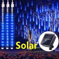 LED meteor shower light LED Meteor Light Rainbow Meteor Shower Outdoor Hanging Tree Festival Decorat