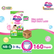 Merries Good Skin Pants Popok Bayi Baru Lahir NB-S (3-8kg) Isi 40 x 4 - isi 160 (Carton) Kurangi Ris