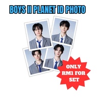 BOYS II 2 PLANET ID PHOTO ONE SET (4PCS)