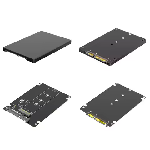M.2 NGFF B Key To 2.5inch SATA SSD Enclosure M.2 SSD Adapter SSD External Box M.2 NGFF SSD To 2.5 In
