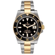 Rolex Rolex Submariner (Reference 116613). A yellow gold diamond set stainless steel automatic wrist