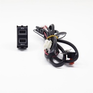 18W 12V Car Charger QC3.0 Dual USB Fast Charging For Nissan Patrol Y61 Y62 Juke