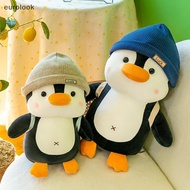 [EUL] 1 Piece Wearing Hat Penguinfort Sleeppanion Throw Pillow 23cm Bapa Little Penguin Doll Plush T