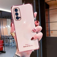 Casing For OPPO Reno4 A92 A52 Reno5 A5S A7 A12 A3S A12e A53 A93 A31 A5 A9 2020 F11 Pro F9 F5 Luxury Soft Silicone Shockproof For Women Girls Case Phone Case