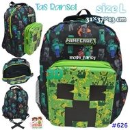 Minecraft Children's School Backpack / Minecraft School Backpack / Batman Backpack / Minecraft Boys 