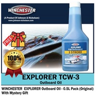 WINCHESTER Explorer Outboard TCW3 2T Minyak Mesin Gergaji, Minyak Mesin Rumput 500ml
