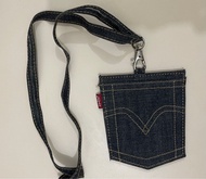 Levi’s Badge Holder with Strap 牛仔布證件袋卡套掛頸證件套card holder