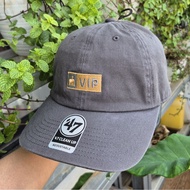 DEADSTOCK VIP 47 Clean Up Hat Grey Charcoal Grey/