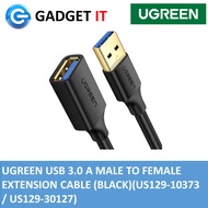 UGREEN USB 3.0 A MALE TO FEMALE EXTENSION CABLE (BLACK) (US129-10373 / US129-30127)