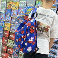 Spiderman Backpack 2-4-6 Years Old Boys Girls Anti-Lost Cartoon Leisure Spring Outing Lightweight Backpack School Bag