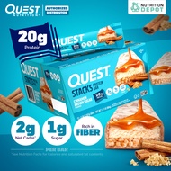 Quest Stacks Protein Bar 12 Bars (1 Box ) โปรตีนบาร์  - 12 ชิ้น (1 กล่อง )