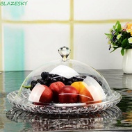 BLAZESKY Sampling Tray Dustproof Round Creative High Feet Exhibition Food Transparent Dessert Stand
