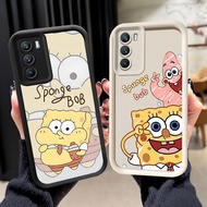 N-63 SpongeBob Soft Casing for OPPO A54S A94 A55 A16 A16s A74 Reno 5f