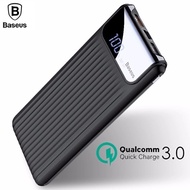 Baseus powerbank 10000mAh LCD Quick Charger Dual USB Power Bank Charger For iPhone X