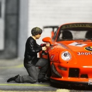 Miniature Figure 1/64 Men Akira Nakai type 4 Diorama Diecast Hot Wheel RWB Unpainted