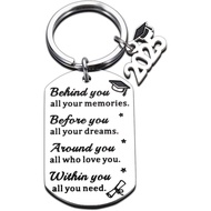 Hadiah Pengijazahan untuk Dia Kelas 2025 Rantai Kunci Pengijazahan untuk Kolej Sekolah Menengah Mene