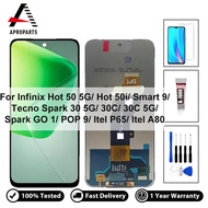 Original LCD For Infinix Hot 50 5G/ Hot 50i/ Smart 9/ Tecno Spark 30 5G/ 30C/ 30C 5G/ GO 1/ POP 9/ I