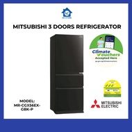 MITSUBISHI 3 DOOR FRIDGE