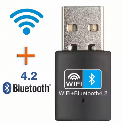 2 In 1 USB Wifi & Bluetooth 150Mbps USB WiFi Bluetooth Adapter 2.4Ghz Wireless External Receiver Tra