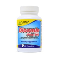 Diosmin Plus 500, Circulatory System Support (60 Capsules/Pack of 1)