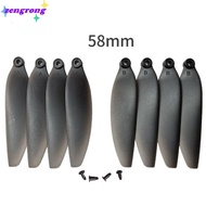 ZENGRONG Folding Propeller Blades, Universal Plastic Remote Control Drone Parts, Black 58mm/66mm Qua