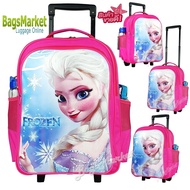 BagsMarket Luggage 16 นิ้ว TRIO กระเป๋าเป้มีล้อลากสำหรับเด็ก เป้สะพายหลังกระเป๋านักเรียน 16 นิ้ว รุ่