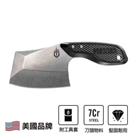 GERBER Tri Tip Mini Cleaver Silver Knife - Black