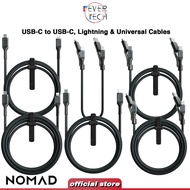 NOMAD Rugged Kevlar USB-C to Lightning, Universal &amp; USB-C Cables