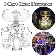 6 Shot Glass Dispenser and Holder Shot Pourer Liquor Dispenser Cocktail Dispenser Shot Glass Holder 