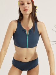 Sea Salt and Vinegar - Sea Palette Sporty 2-Piece Swimsuit - ชุดว่ายน้ำสปอร์ตทูพีซ