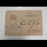 Kartu Pos Briefkaart Nederland indie 1930