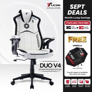 TTRacing Duo V4 Stormtrooper Edition Gaming Chair Ergonomic Home Office Chair
