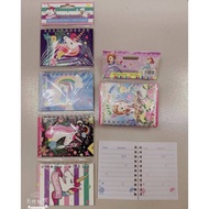 Note book with d sign per pages 4in1