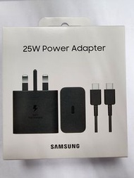 Samsung 25W Power Adapter USB-C 快充旅行充電器，全新未用過