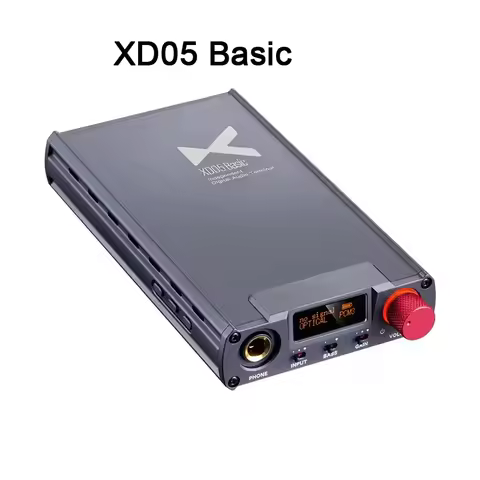 Xduoo XD05 Basic In dependent Digital Audio Terminal Headphone Amplifier XD-05 Basic Decoding Amp Bl