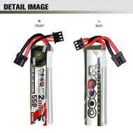 Coddar 2S 550mah 120C 7.4V Drone Whoop Racing Lipo Battery