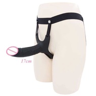 Sex Toy Hollow Wearable Dick Set For Men Extended Delay Ring Dildo Set Couple Sex Toys