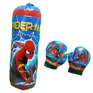 Spider-Man Boxing Punching Bag And Boxing Gloves Kids Boxing Toy