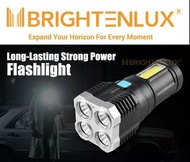 USB充電COB側燈多功能強光手電筒LED便攜式家用手電筒USB rechargeable COB side light multifunctional strong light flashlight LED portable home torch