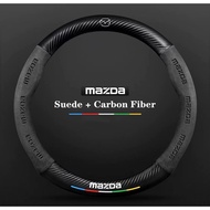 【Spot goods】Mazda steering wheel cover Mazda 3 5 6 Axela Atenza CX5 CX-3 CX-7 CX8 CX-9 BL BM GJ Gh D