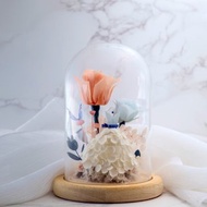 Yes,I do 永生繡球婚紗玻璃花盅