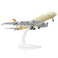 20CM etihad A380 Plane Model with Stand Metal Die-cast Airplane Children toy Souvenir Plane Toy Coll